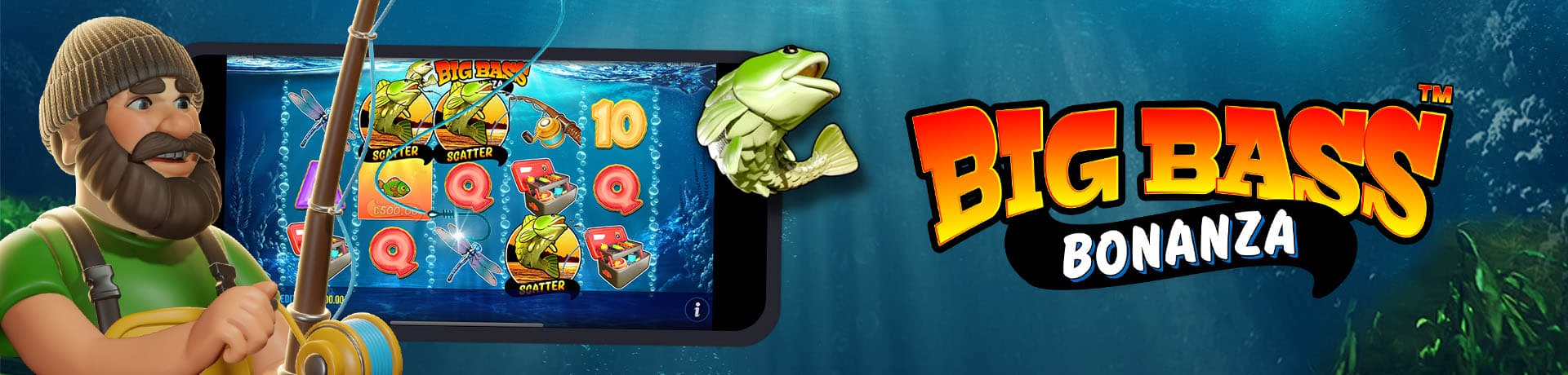 Big Bass Bonanza — slot banner