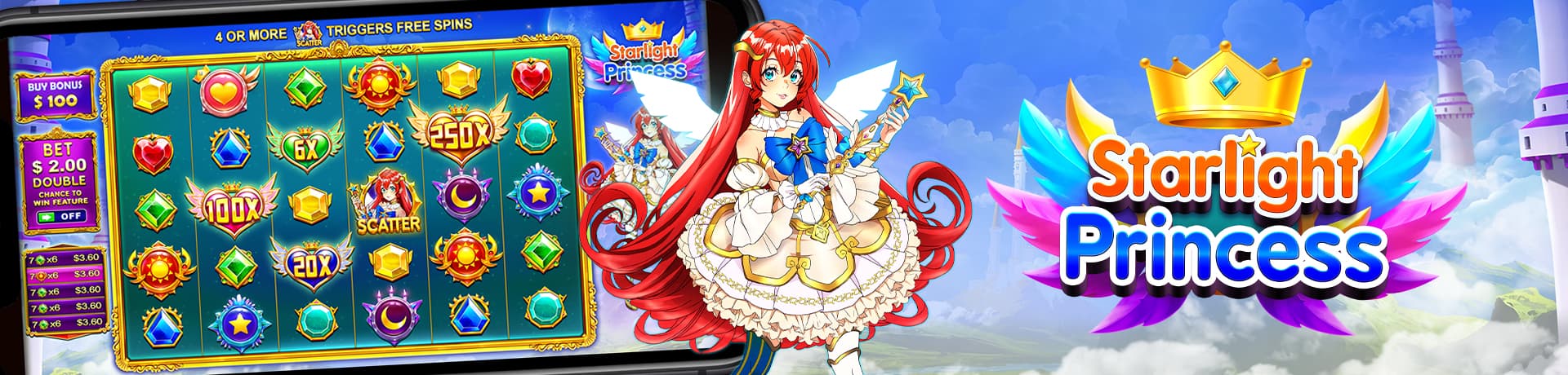 Starlight Princess — slot banner