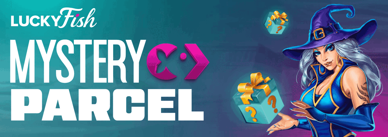 Lucky Fish Playtech Mystery Parcel wide promotion